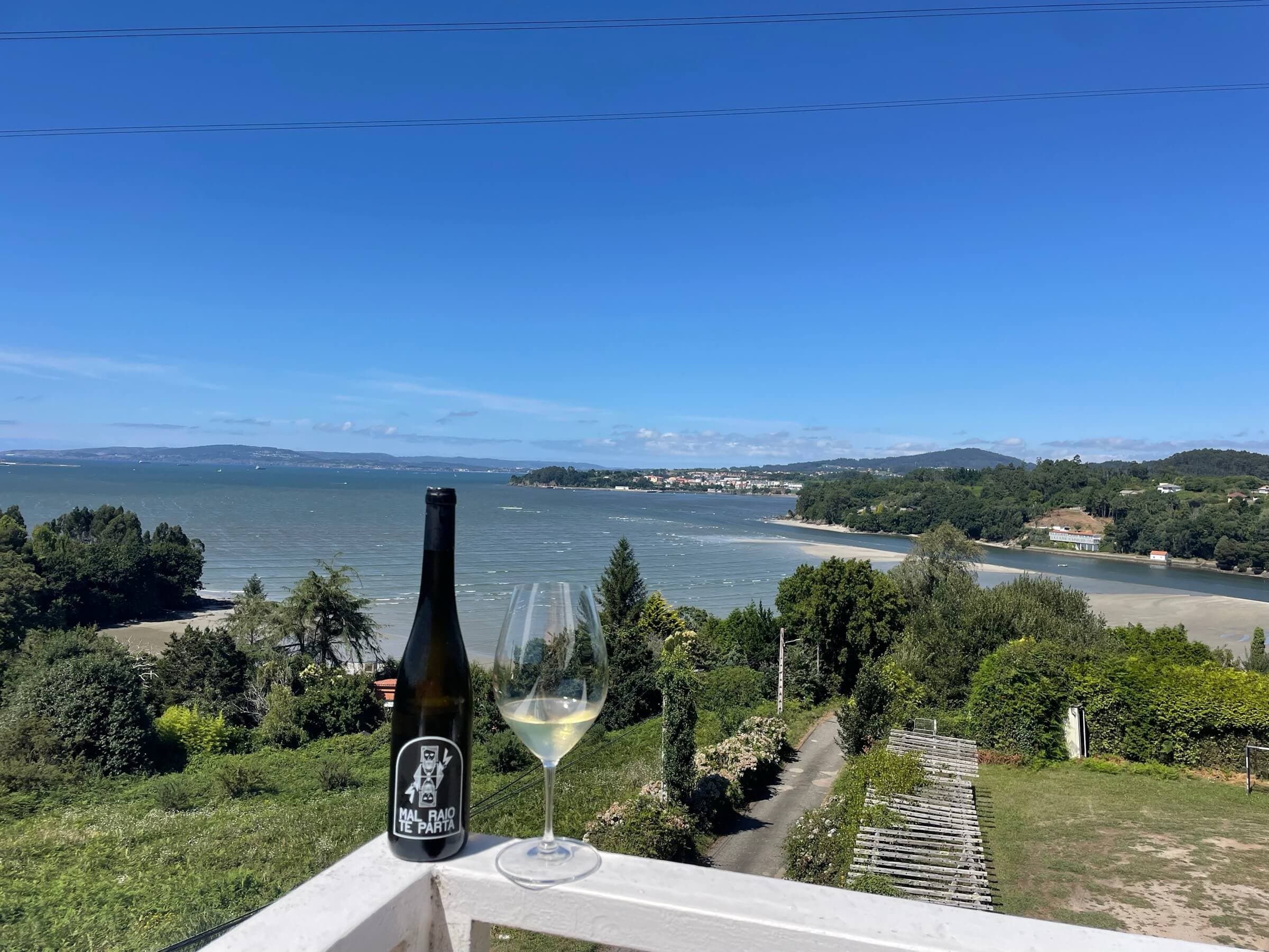 Vistas panorámicas a la Ría de Betanzos